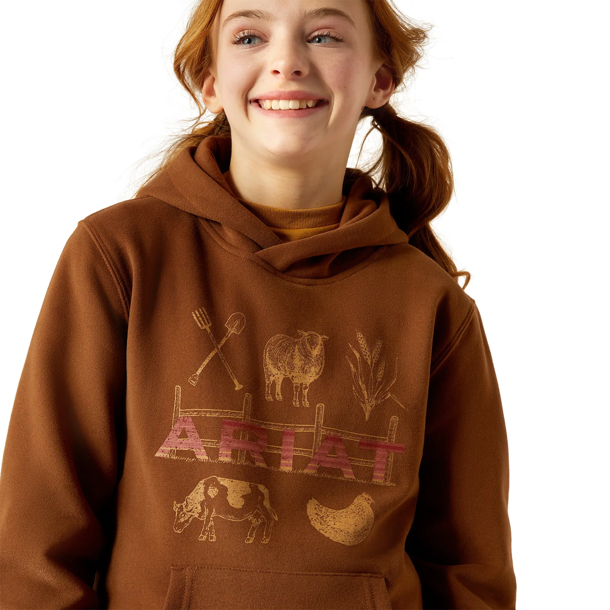 Ariat Youth Girl's Ranch Collections Soft Slit Hoodie 10053888