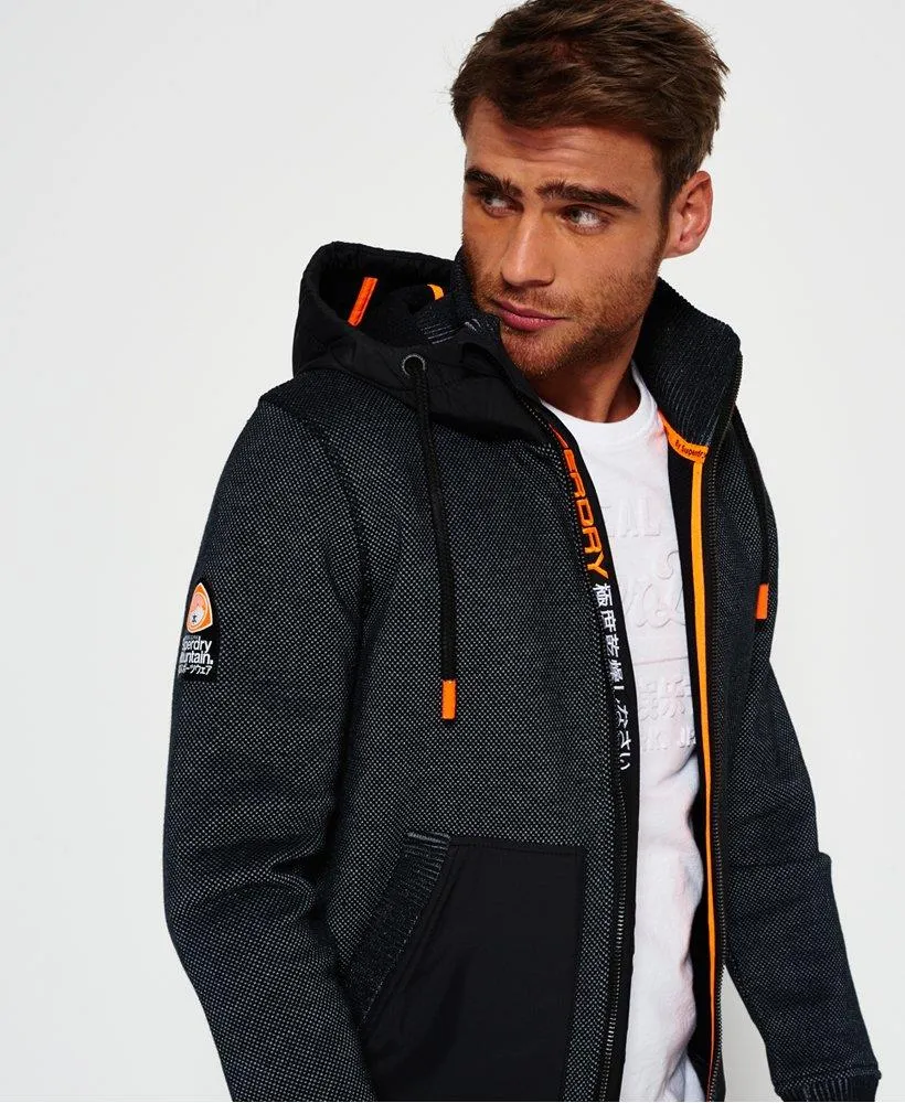 Bonded Knit Hooded Jacket