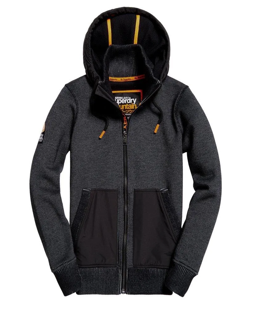 Bonded Knit Hooded Jacket