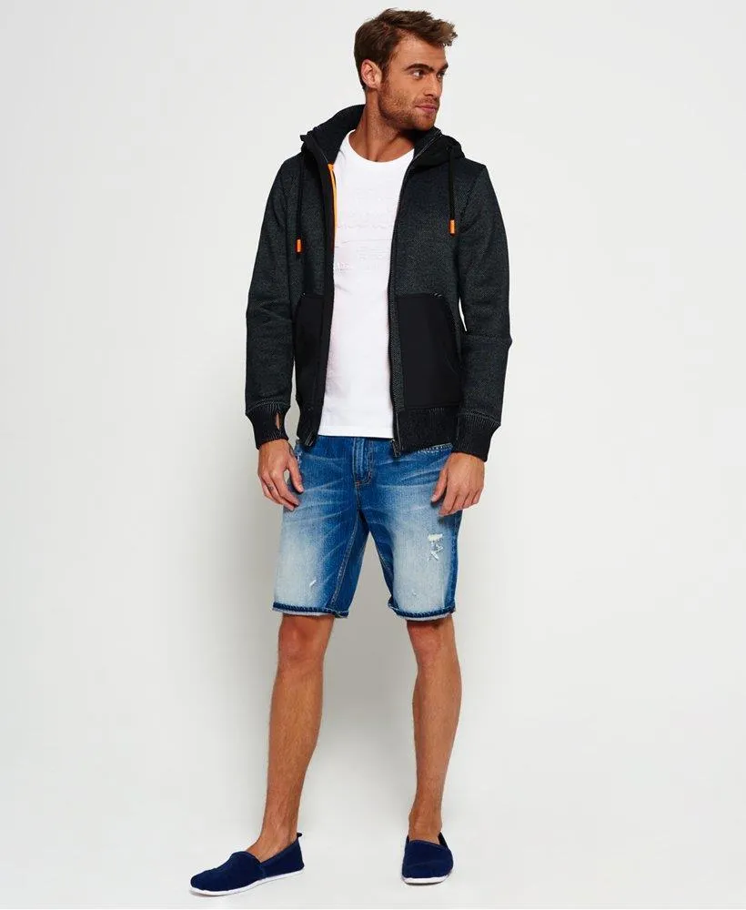 Bonded Knit Hooded Jacket