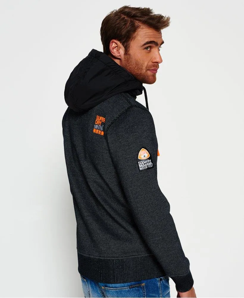 Bonded Knit Hooded Jacket