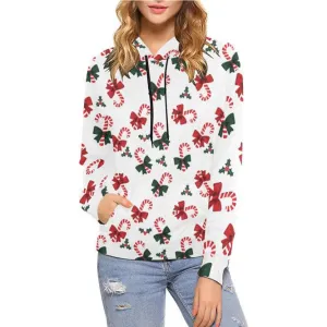 Candy Cane Cozy Hoodie for Women (USA Size)
