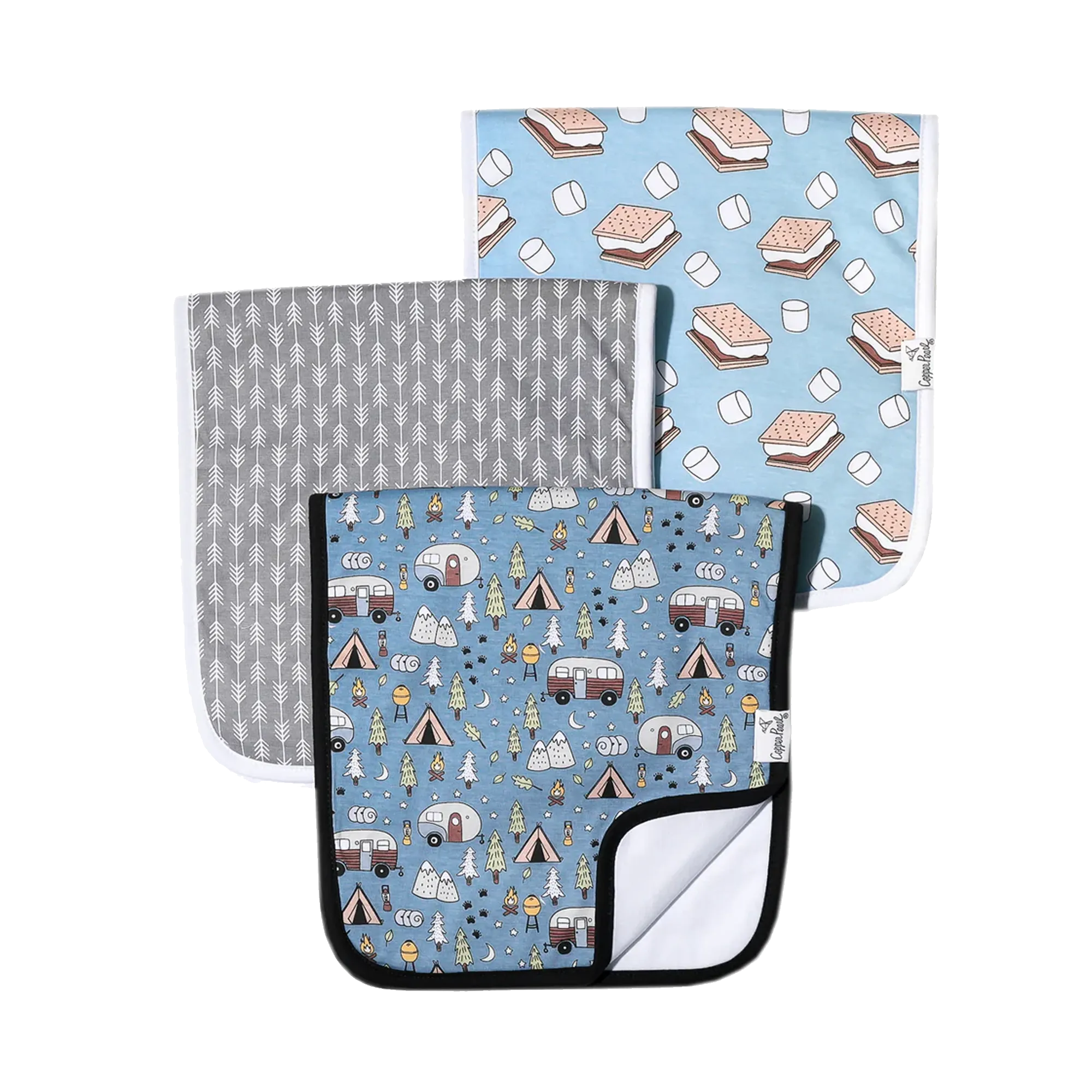 COPPER PEARL Burp Cloths - Bridger