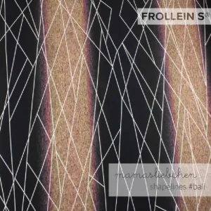 Cotton Jersey - Gradient Shapelines - Bali