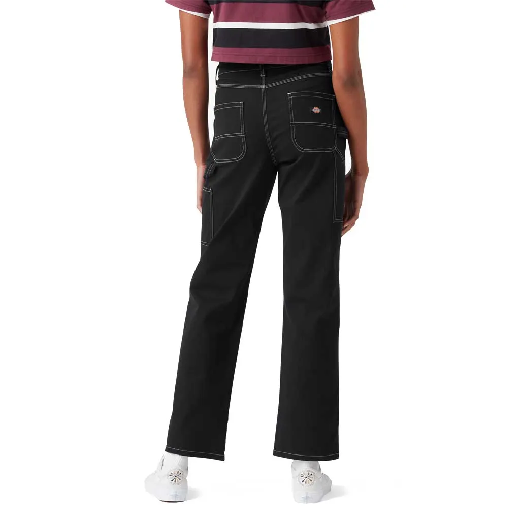 Dickies Women's High Waisted Cargo Pant - Black