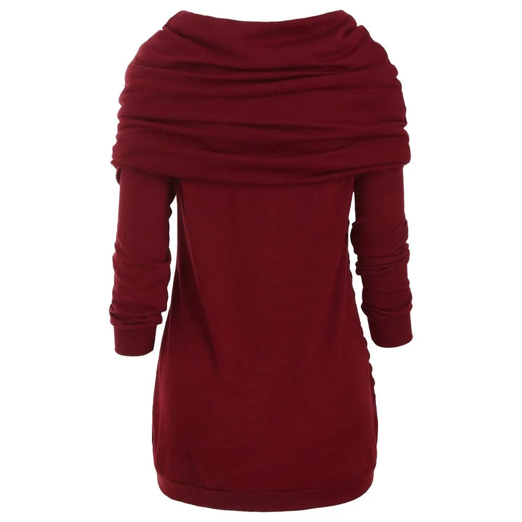 feitong Long Sleeve Winter Pullovers