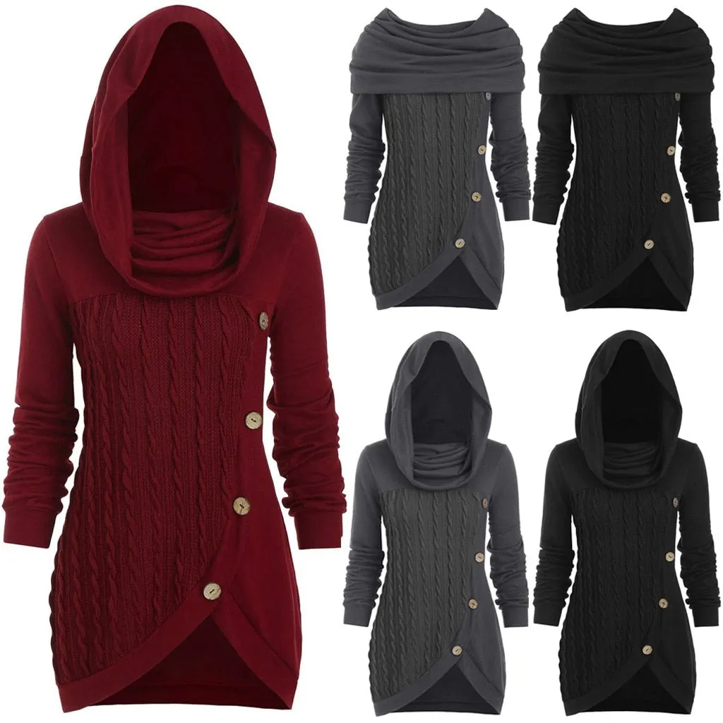 feitong Long Sleeve Winter Pullovers