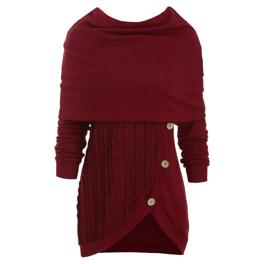 feitong Long Sleeve Winter Pullovers