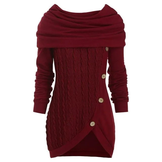feitong Long Sleeve Winter Pullovers