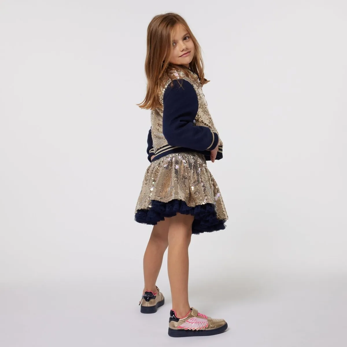 FLIP SEQUIN SKIRT