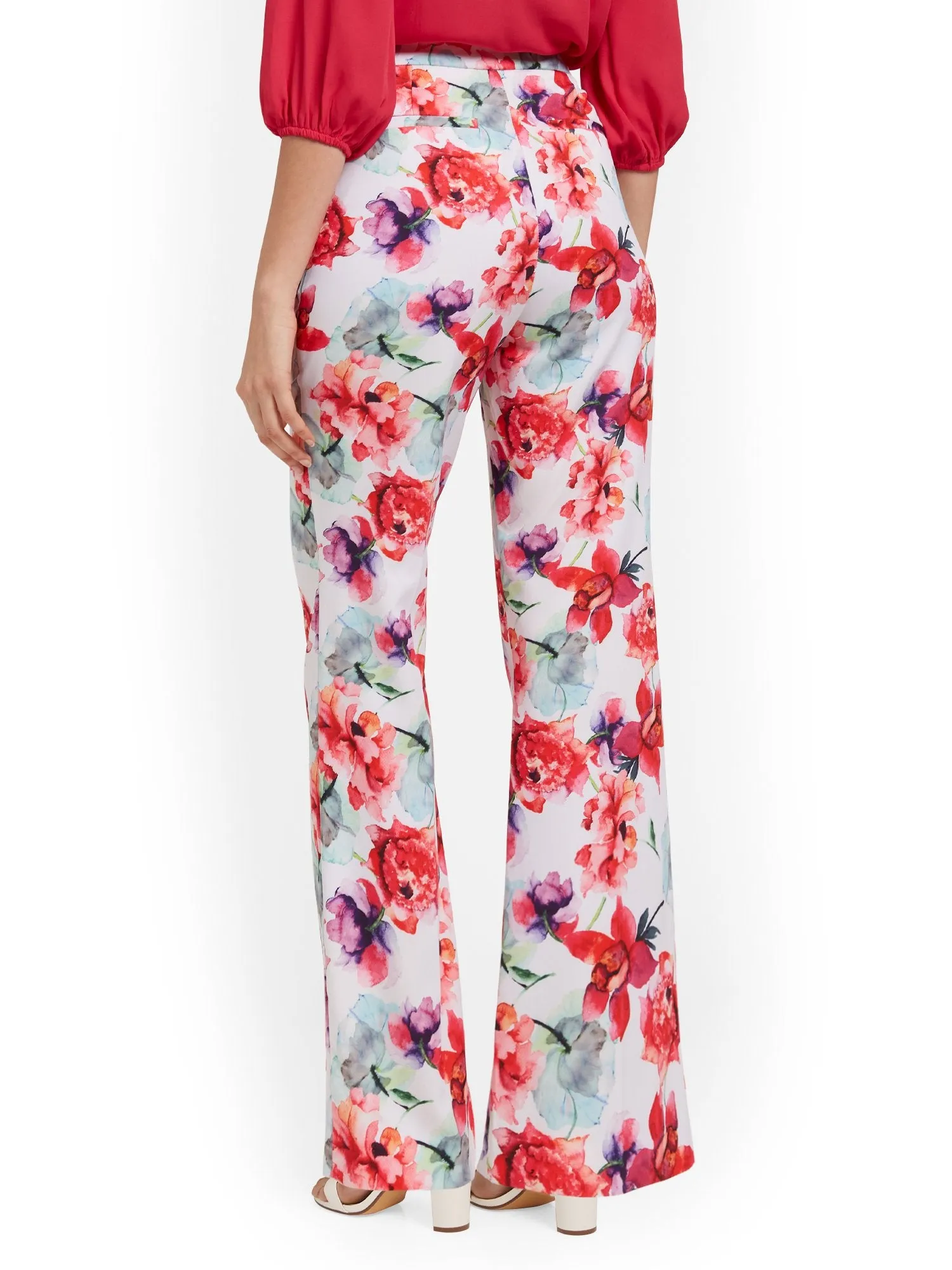 Floral-Print Palazzo Pant