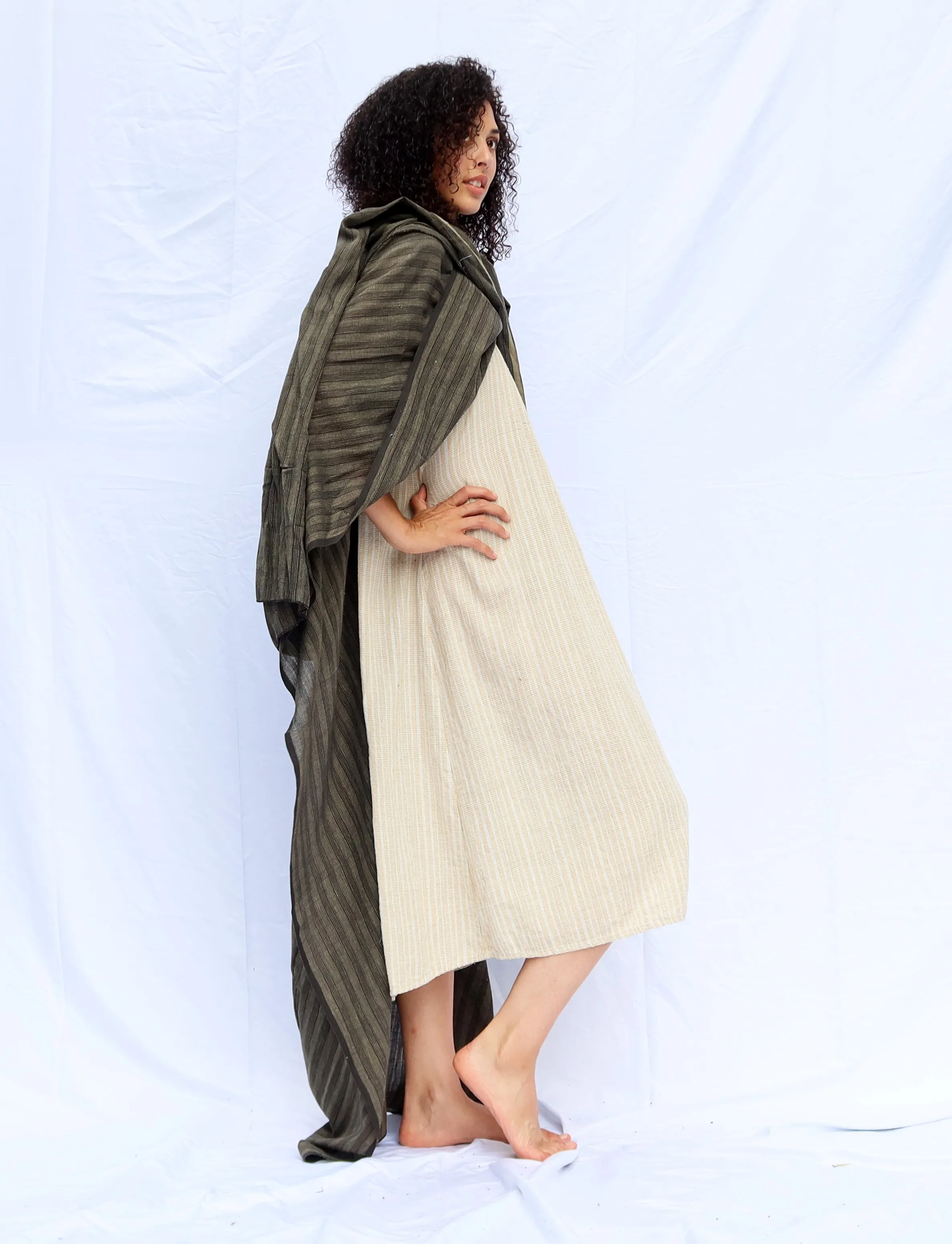 Handwoven - Dawn Below Knee Dress