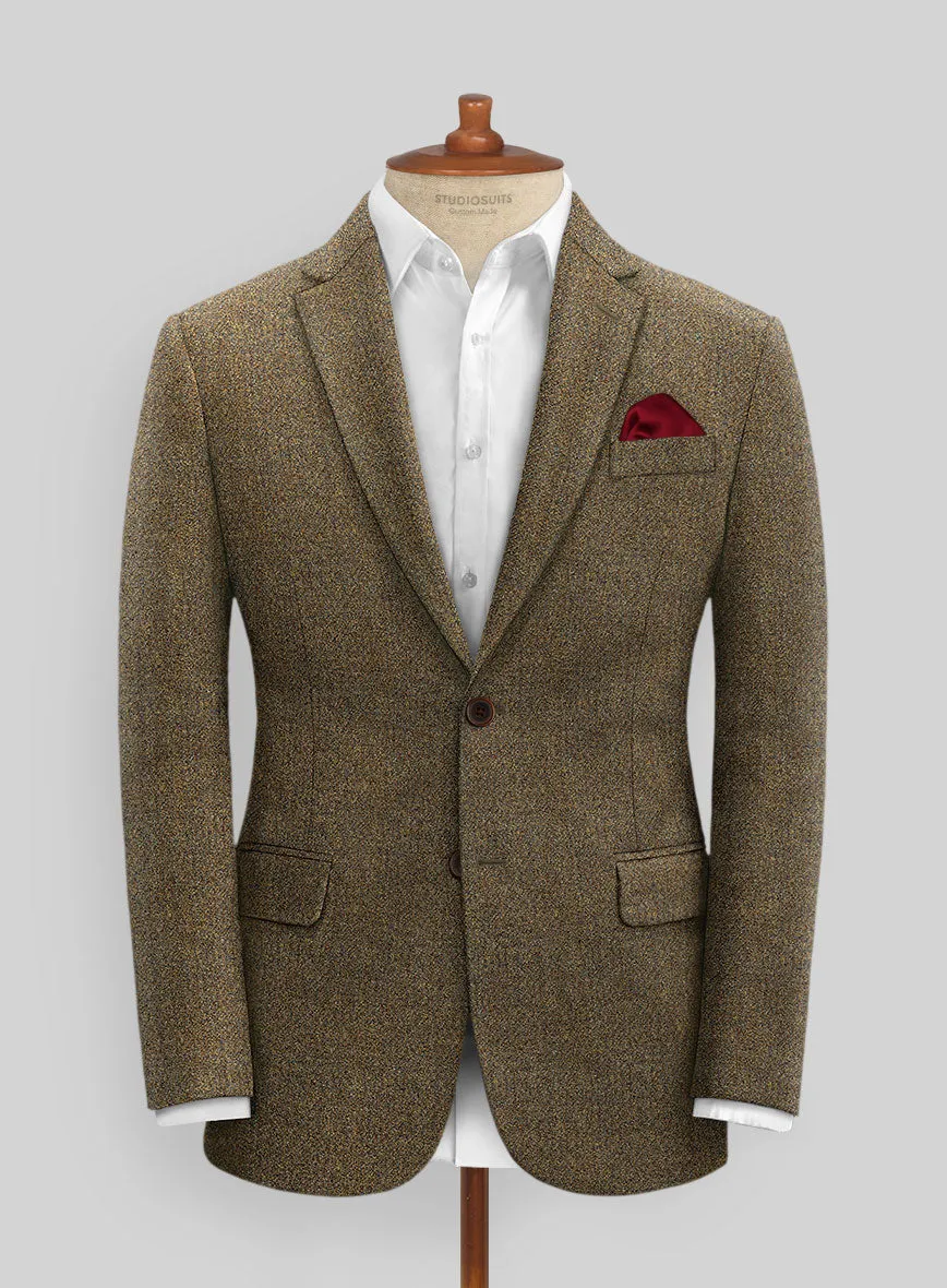 Italian Highlander Brass Green Tweed Jacket