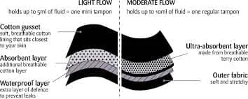 Juju - Period Underwear - Bikini Brief - Light Flow (S - Small)