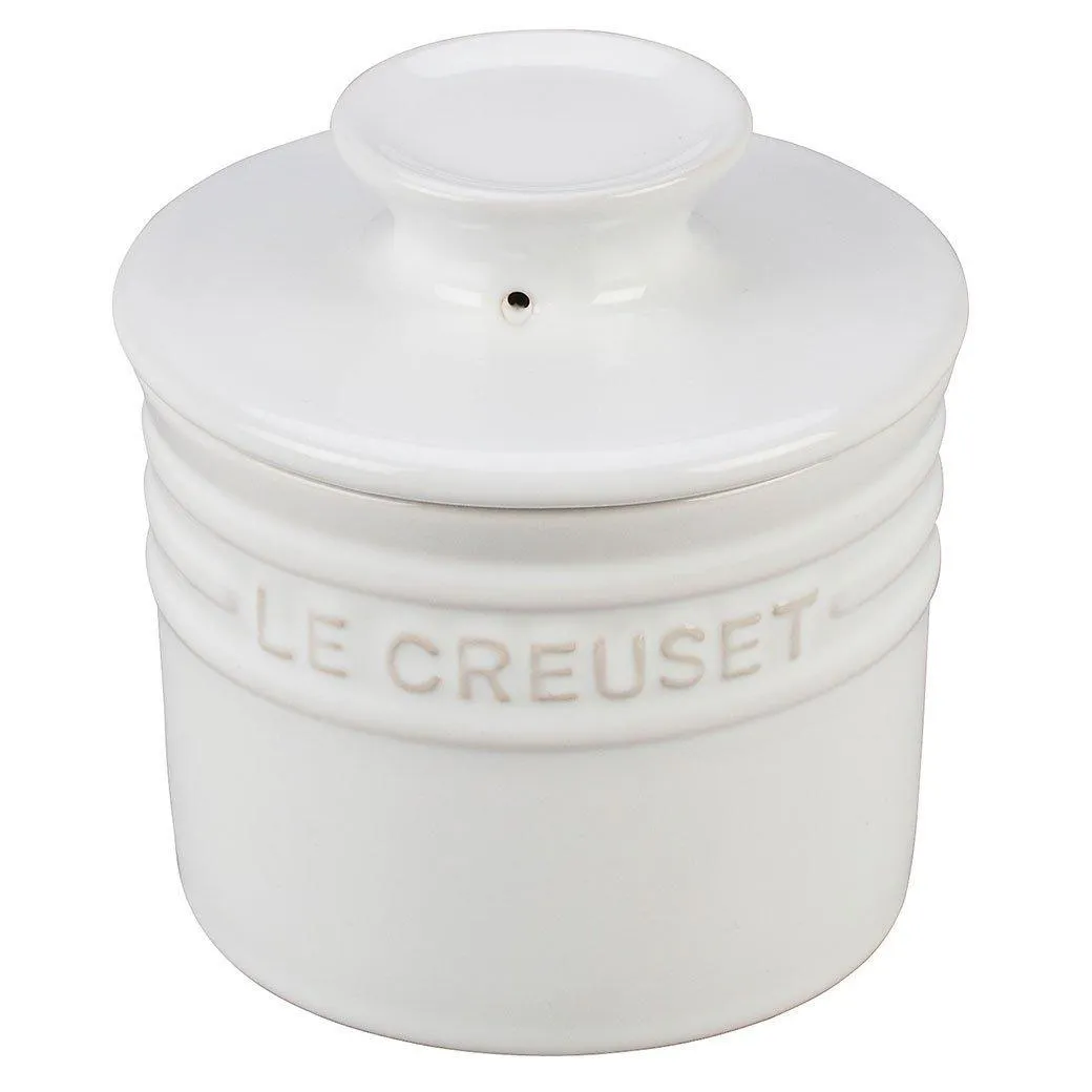 Le Creuset 6oz Butter Crock - White