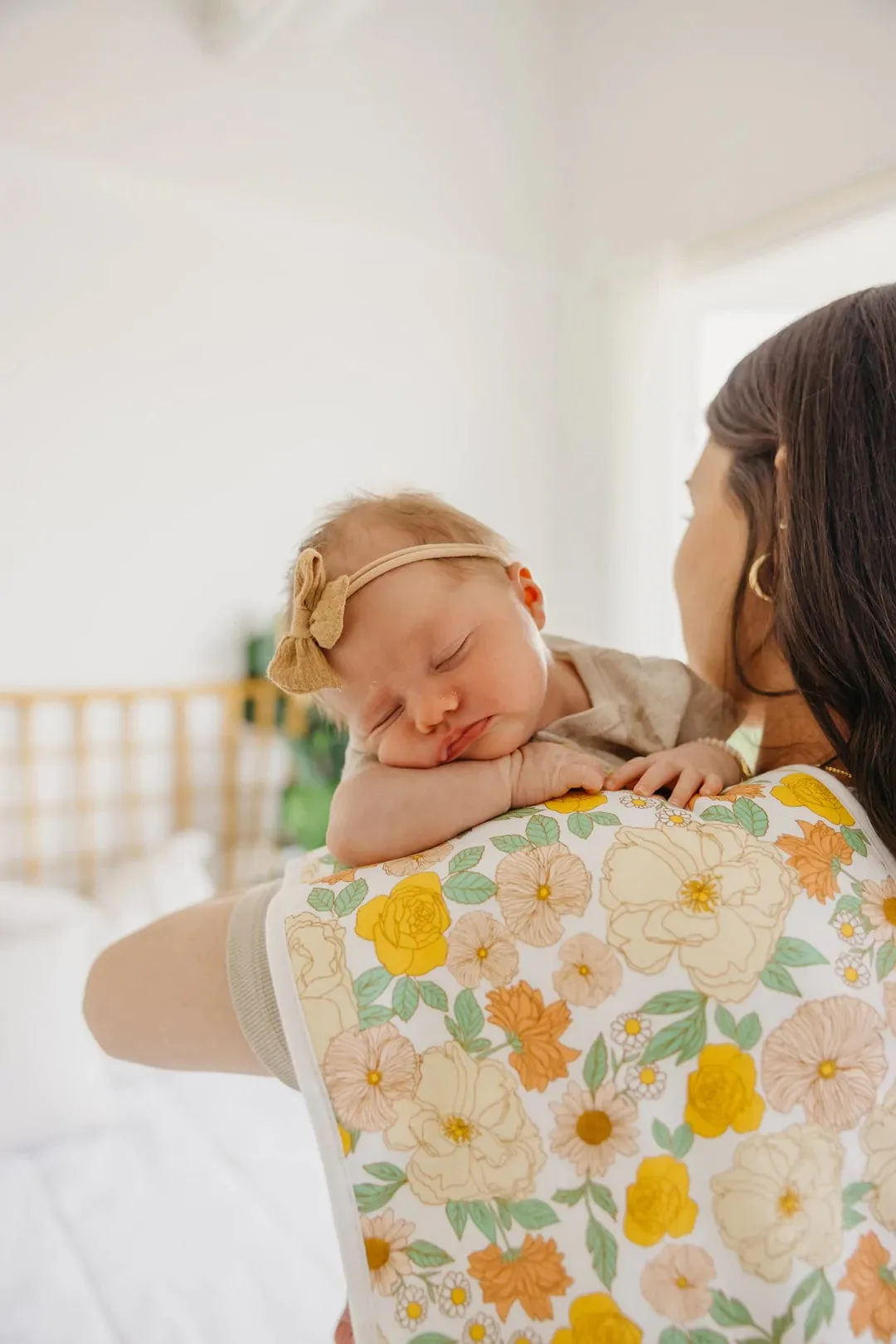 Lemon Burp Cloth Set