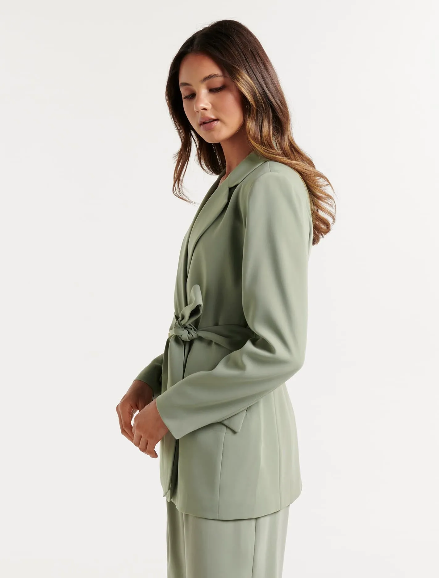 Maisy Double Breasted Belted Blazer