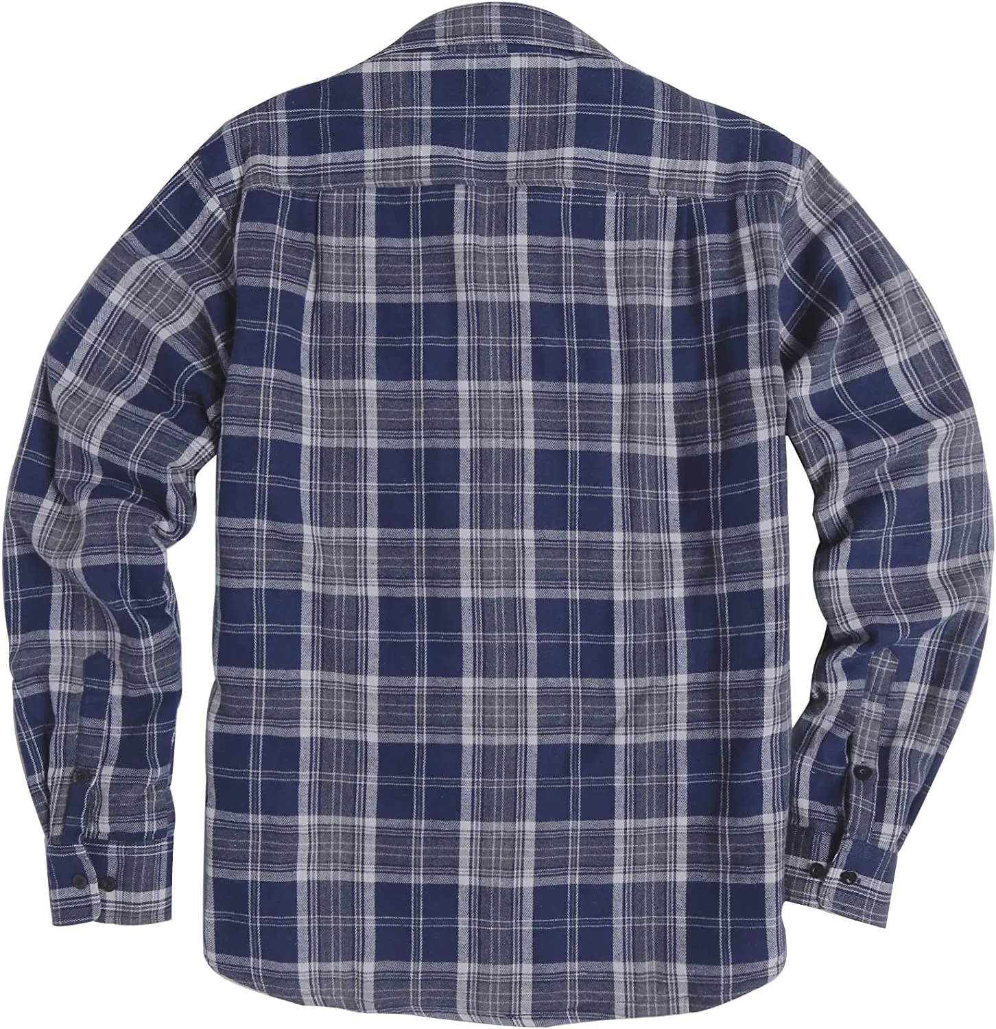 Men's Long Sleeve Flannel Shirt Jacket