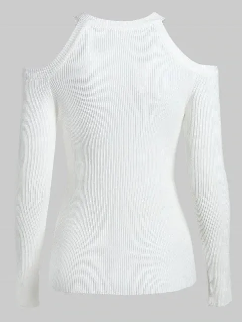 Modern Shoulder Ruched Sweater
