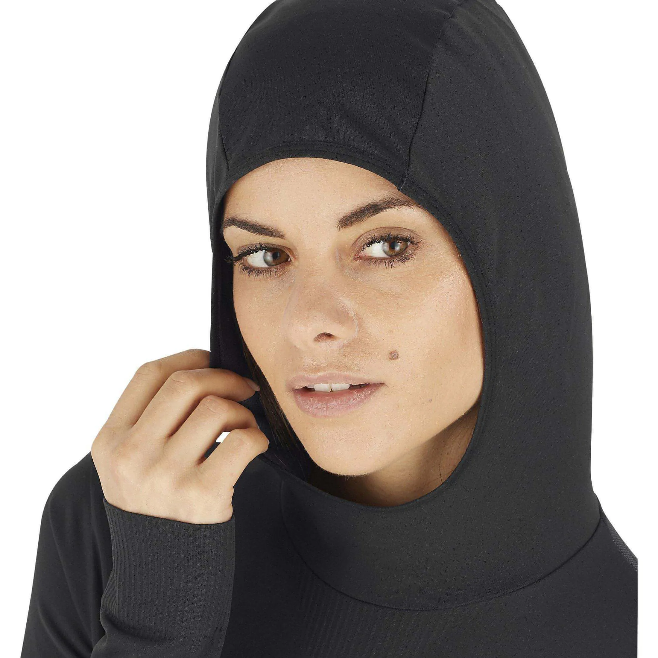 Salomon Comet Seamless Womens Running Hoody - Black
