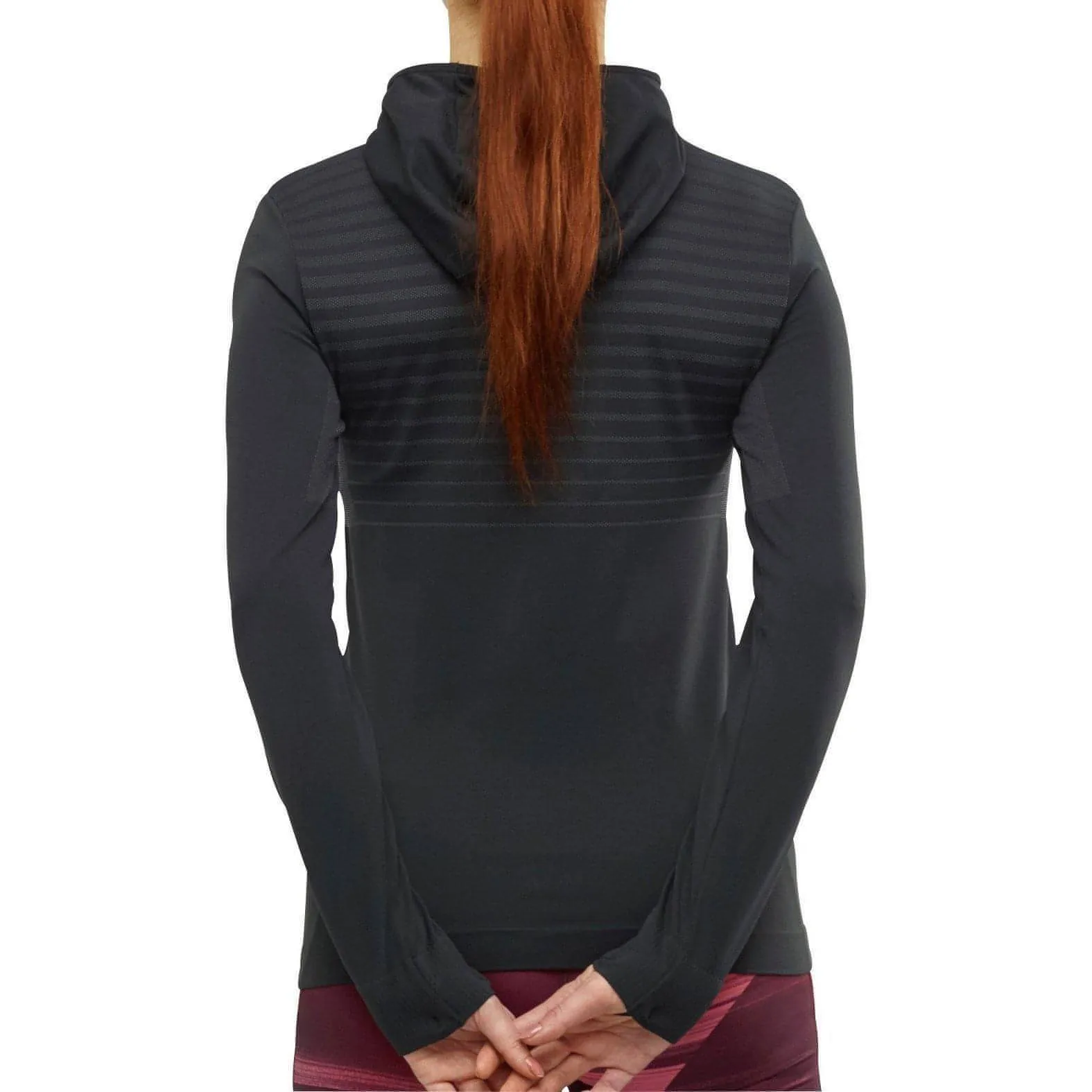 Salomon Comet Seamless Womens Running Hoody - Black