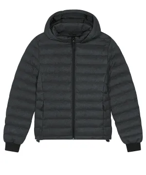 Stella Voyager wool-like padded jacket (STJW897) | Deep Metal Heather Grey