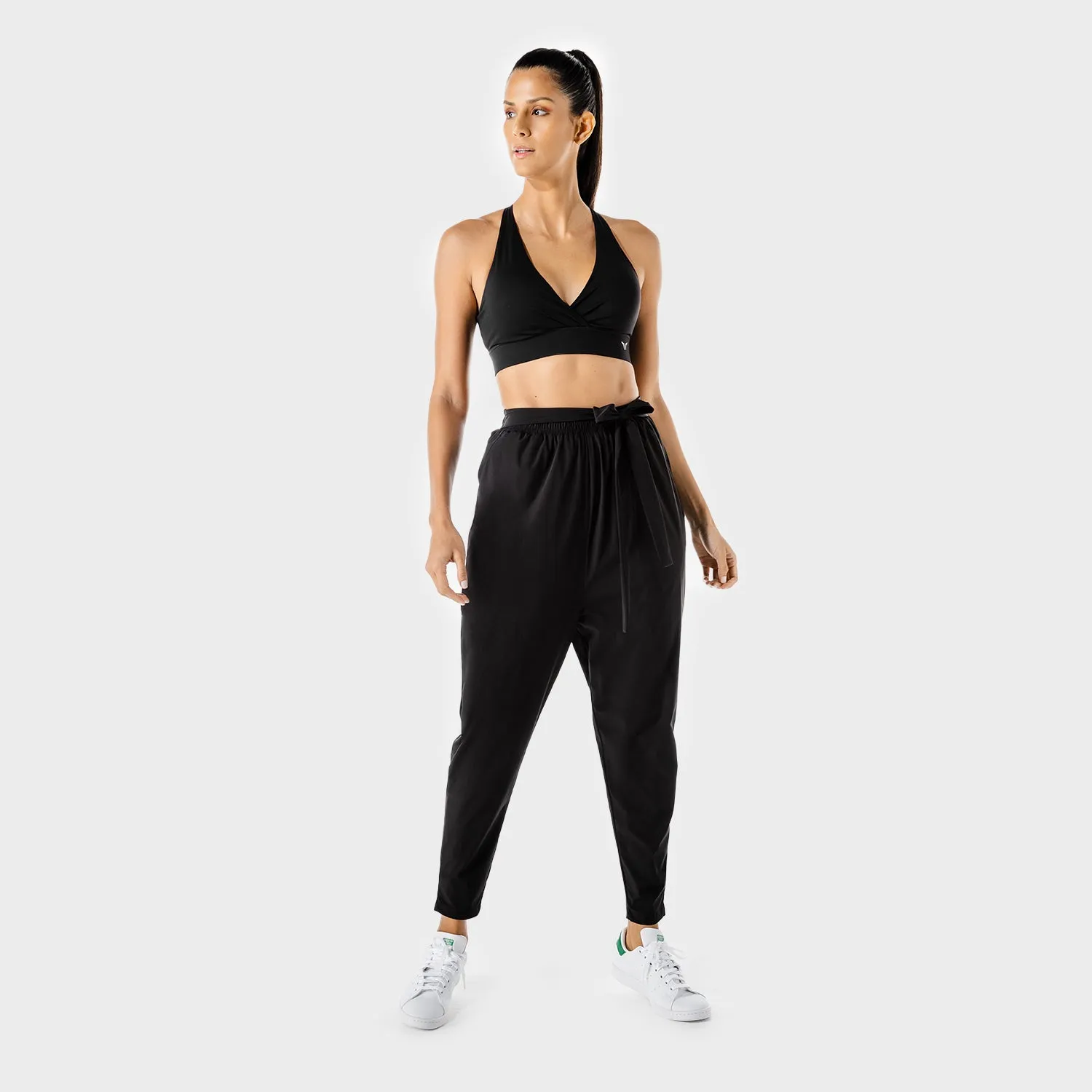 Women's Fitness - Wrap Pants - Black